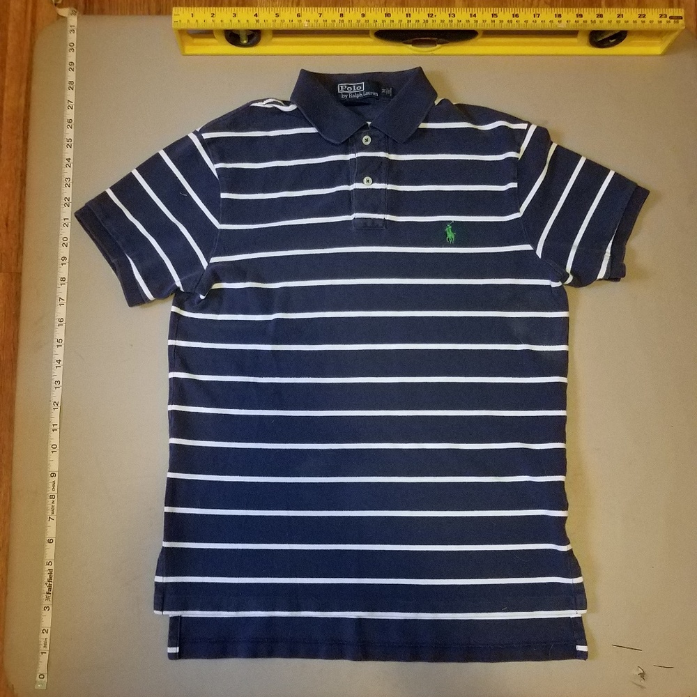 Mens Blue Polo by Ralph Lauren Classic Polo Shirt